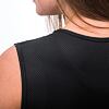 SENSOR COOLMAX AIR tricou negru de damă fără mâneci