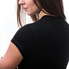 SENSOR MERINO DF tricou dama maneca scurta negru
