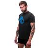 SENSOR COOLMAX TECH HAND tricou barbatesc cu maneca scurta, negru