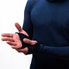 SENSOR MERINO DF tricou bărbătesc cu mânecă lungă și glugă albastru intens