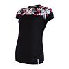 SENSOR COOLMAX IMPRESS tricou dama cu maneca scurta negru/frunze