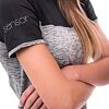 SENSOR CYKLO MOTION tricou dama cu maneca scurta fermoar intreg gri/negru