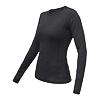 SENSOR MERINO BOLD tricou dama cu maneca lunga gri antracit