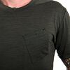SENSOR MERINO AIR traveller tricou bărbătesc cu mânecă scurtă verde olive