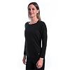SENSOR MERINO AIR traveller tricou de dama cu maneca lunga negru