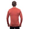 SENSOR MERINO ACTIVE SNSR tricou bărbătesc cu mânecă lungă terracotta