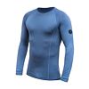 SENSOR MERINO AIR tricou bărbați cu mânecă lungă albastru riviera