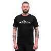 SENSOR MERINO AIR RJ EVEREST tricou barbatesc cu maneca scurta, negru