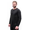 SENSOR MERINO AIR tricou cu mânecă lungă pentru bărbați, negru