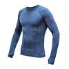 SENSOR MERINO BOLD tricou cu mânecă lungă pentru bărbați albastru rece