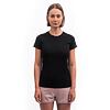 SENSOR MERINO ACTIVE NO LOGO tricou dama maneca scurta negru
