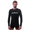SENSOR MERINO DF ADVENTURE tricou bărbătesc cu mânecă lungă negru