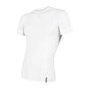 SENSOR COOLMAX TECH tricou bărbătesc cu mânecă scurtă alb