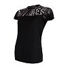 SENSOR COOLMAX IMPRESS tricou dama cu maneca scurta negru/mare
