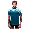 SENSOR COOLMAX IMPRESS tricou cu mânecă scurtă pentru bărbați safir/copaci