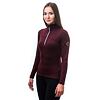 SENSOR MERINO UPPER hanorac de dama scurt cu fermoar port rosu