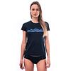 SENSOR MERINO ACTIVE MOUNTAINS tricou de damă cu mânecă scurtă albastru intens