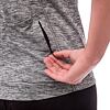 SENSOR CYKLO MOTION tricou dama cu maneca scurta fermoar intreg gri/negru