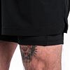 SENSOR TRAIL pantaloni scurți bărbați negru/negru