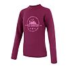 SENSOR MERINO DF TERRITORY tricou cu maneca lunga pentru copii liliac