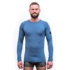SENSOR MERINO AIR tricou bărbați cu mânecă lungă albastru riviera