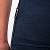 SENSOR MERINO ACTIVE SONGBIRDS tricou de damă cu mânecă scurtă albastru intens