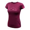 SENSOR COOLMAX TECH GEO MOUNTAINS tricou damă cu mânecă scurtă violet