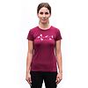 SENSOR MERINO ACTIVE SONGBIRDS tricou damă cu mânecă scurtă violet