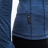 SENSOR MERINO BOLD tricou damă cu mânecă lungă albastru rece
