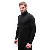 SENSOR MERINO BLEND tricou cu mânecă lungă pentru bărbați, negru