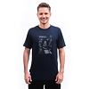 SENSOR MERINO ACTIVE OUTSIDE tricou bărbătesc cu mânecă scurtă albastru adânc